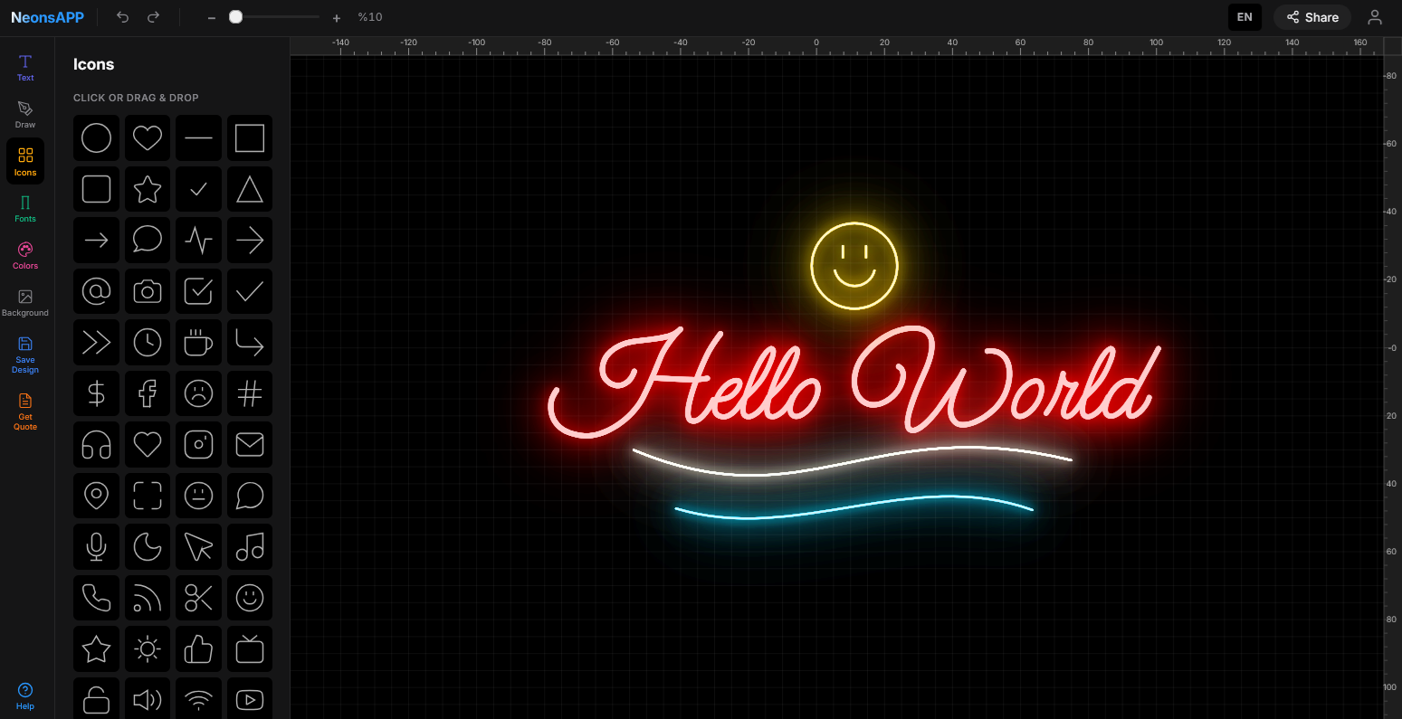 Neon Studio Interface